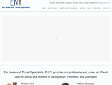 Tablet Screenshot of entspec.com